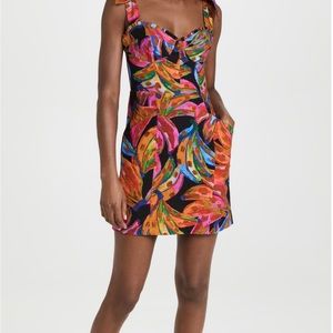 FARM RIO - Rainbow Bananas Mini Dress